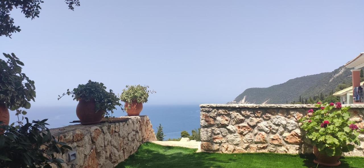Villa Nereid Glafki - Enjoy Summer Sunsets Áyios Nikítas Buitenkant foto