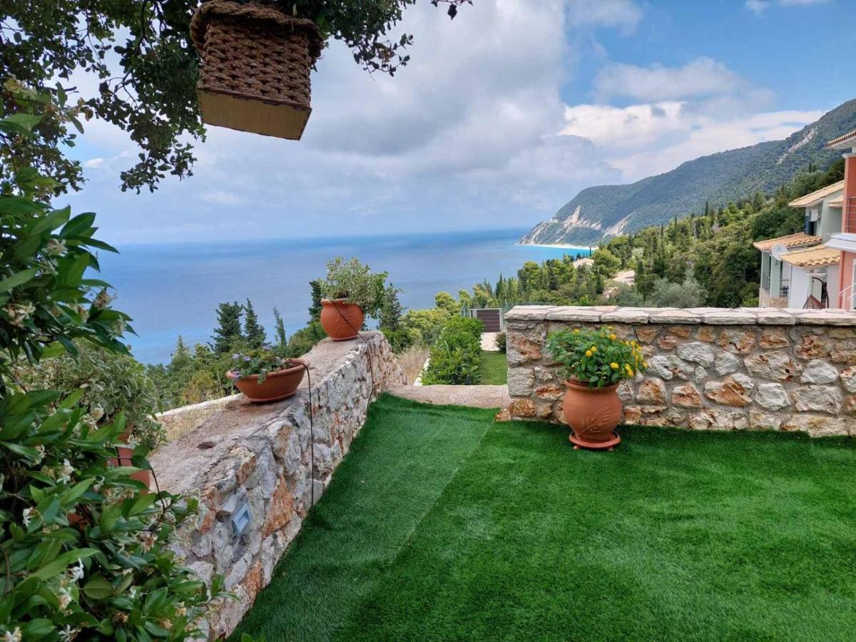 Villa Nereid Glafki - Enjoy Summer Sunsets Áyios Nikítas Buitenkant foto