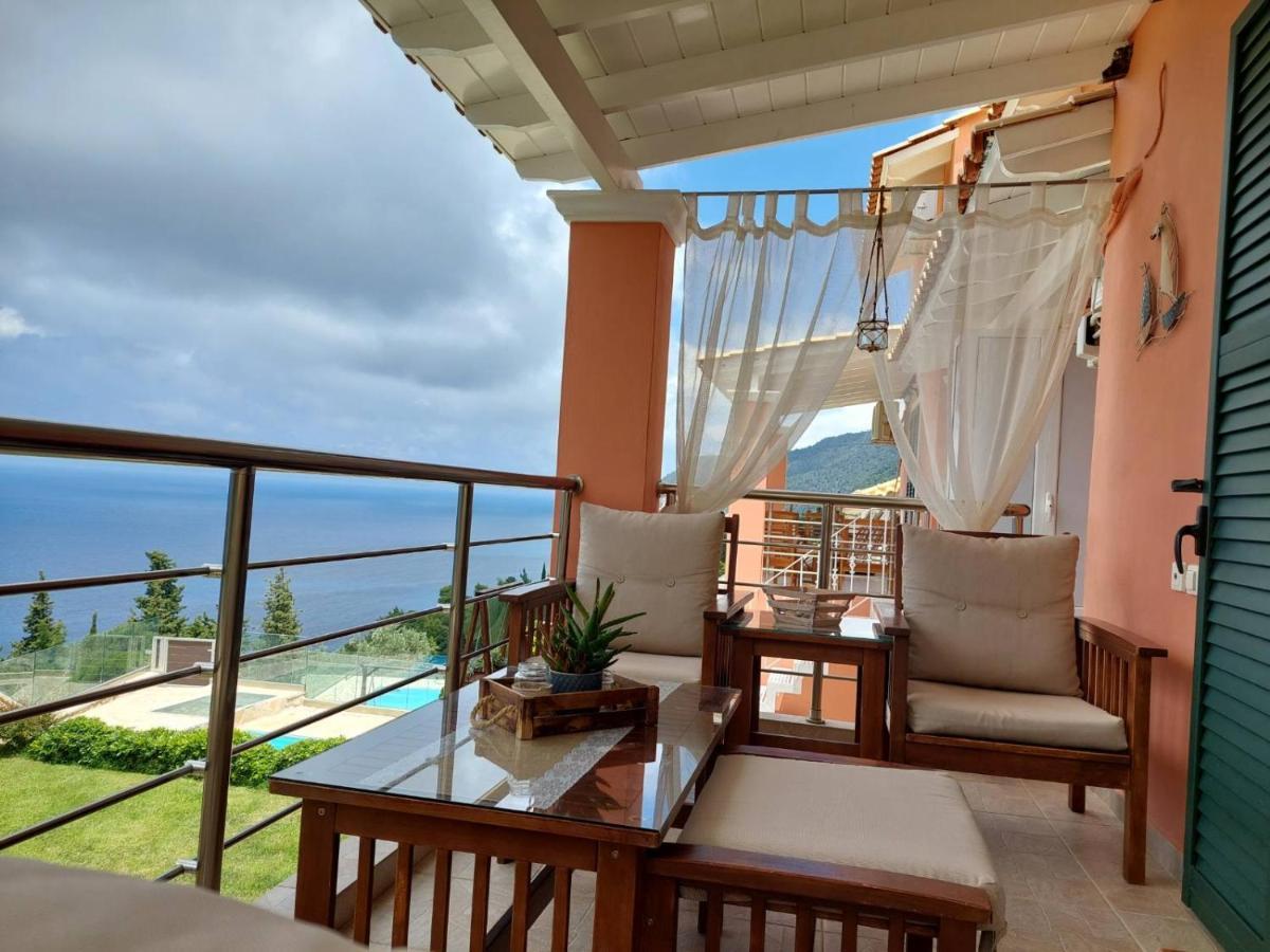Villa Nereid Glafki - Enjoy Summer Sunsets Áyios Nikítas Buitenkant foto